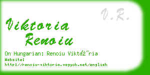 viktoria renoiu business card